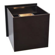 Square LED Outdoor Wall Washer in Bronze