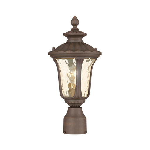 Oxford Small Outdoor Post Light in Hand Applied Imperial Bronze