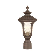 Oxford Small Outdoor Post Light in Hand Applied Imperial Bronze