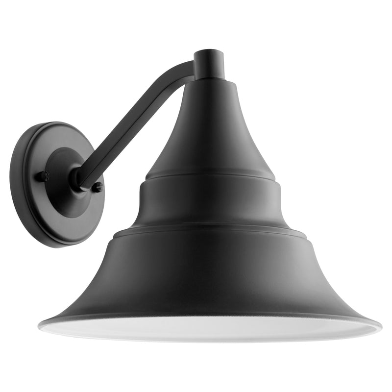 Sombra 11" Outdoor Barn Light in Matte Black