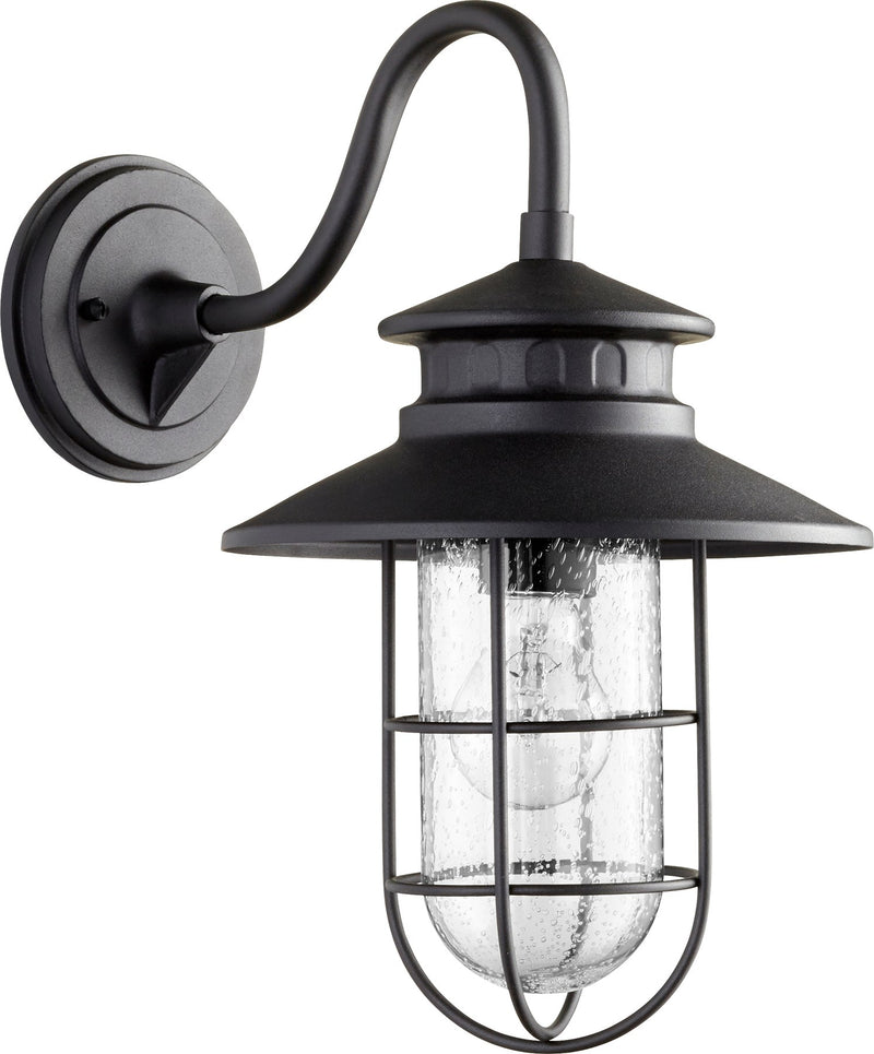 Moriarty 16" Outdoor Barn Light in Textured Black