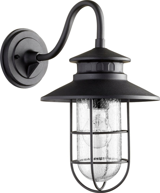 Moriarty 16" Outdoor Barn Light in Textured Black