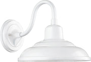 Farmhouse 11" Outdoor Barn Light in Studio White