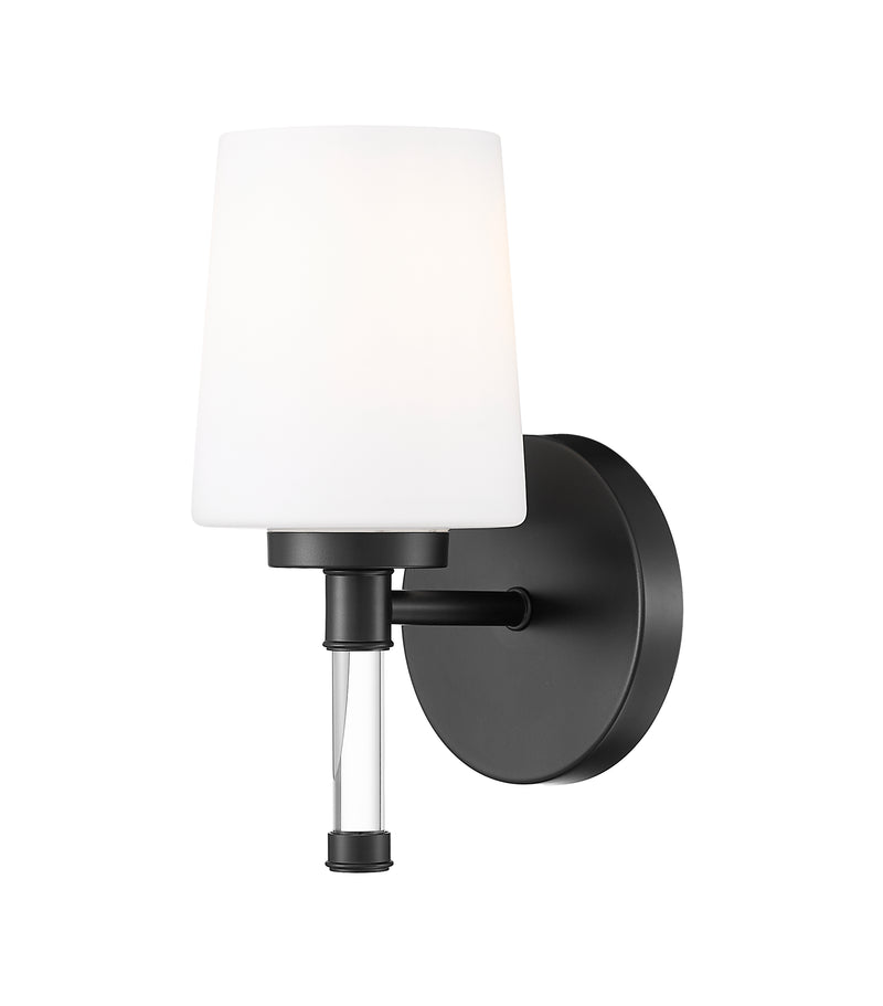 Henri 1 Light 6.5" Vanity in Matte Black