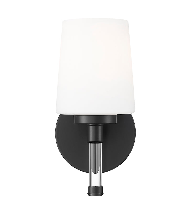 Henri 1 Light 6.5" Vanity in Matte Black