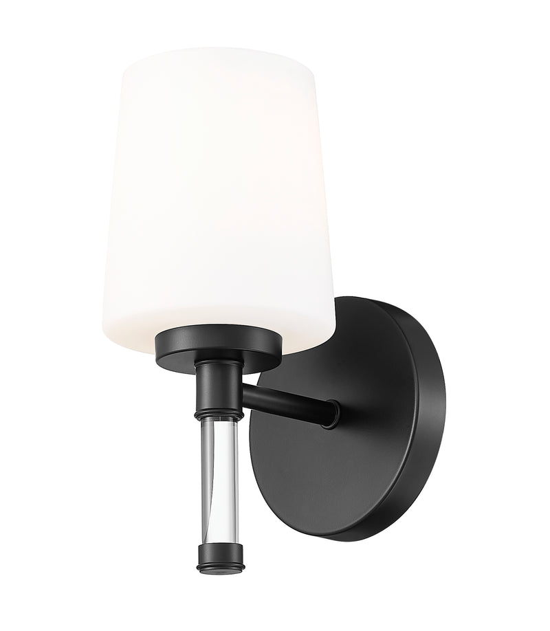 Henri 1 Light 6.5" Vanity in Matte Black