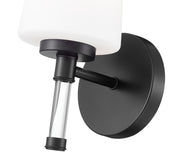 Henri 1 Light 6.5" Vanity in Matte Black