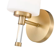 Henri 1 Light 6.5" Vanity in Modern Gold
