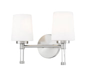 Henri 2 Light 14" Vanity in Brushed Nickel