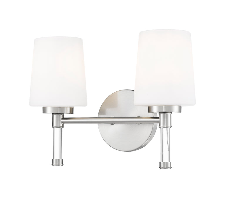 Henri 2 Light 14" Vanity in Brushed Nickel