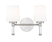 Henri 2 Light 14" Vanity in Brushed Nickel
