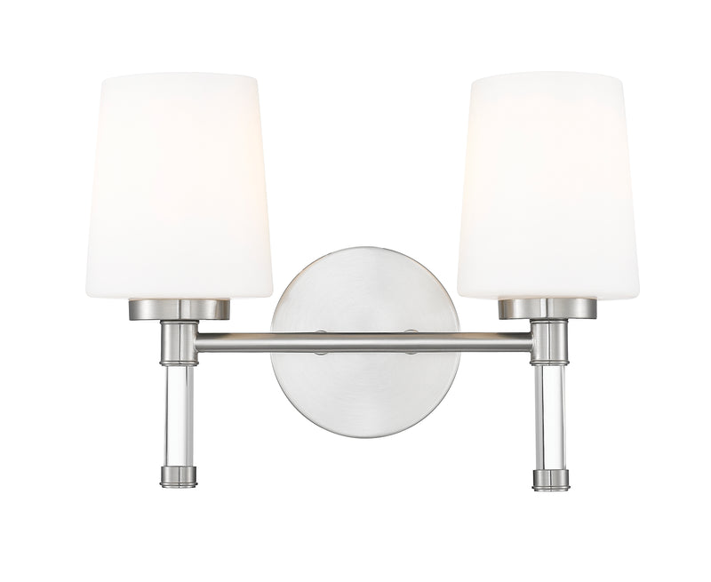 Henri 2 Light 14" Vanity in Brushed Nickel