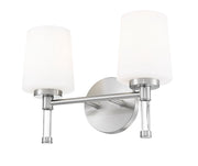 Henri 2 Light 14" Vanity in Brushed Nickel