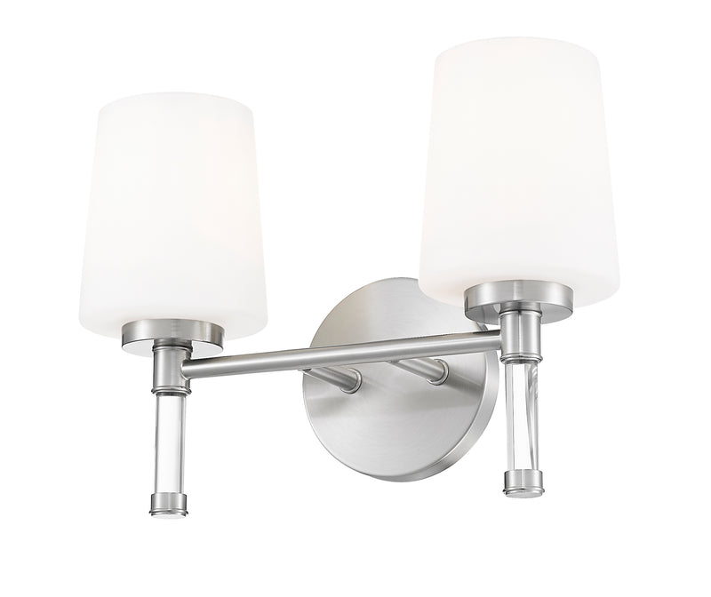 Henri 2 Light 14" Vanity in Brushed Nickel