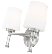 Henri 2 Light 14" Vanity in Brushed Nickel