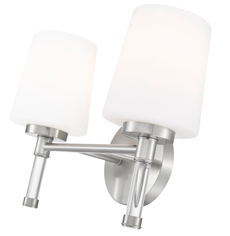 Henri 2 Light 14" Vanity in Brushed Nickel