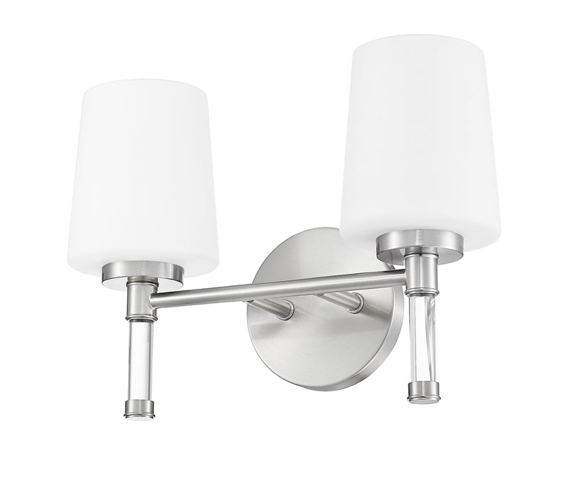 Henri 2 Light 14" Vanity in Brushed Nickel
