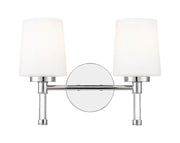 Henri 2 Light 14" Vanity in Chrome