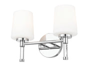 Henri 2 Light 14" Vanity in Chrome