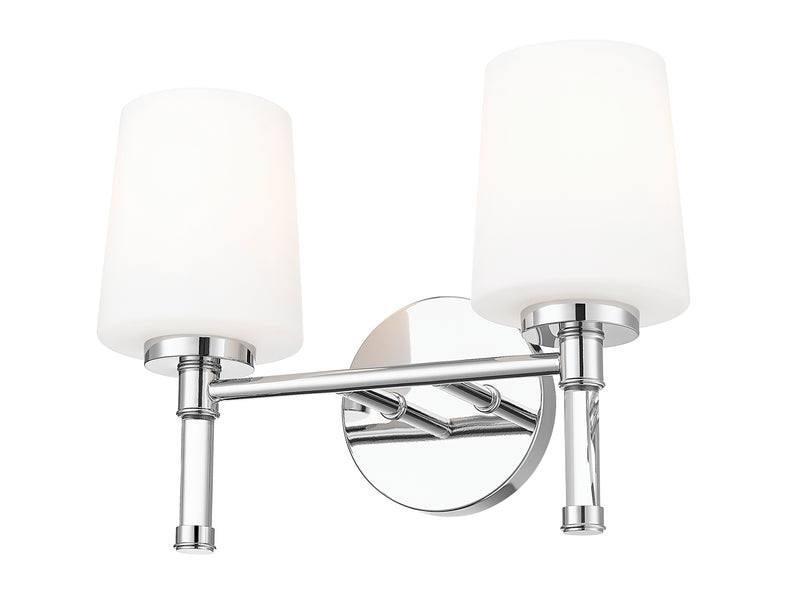 Henri 2 Light 14" Vanity in Chrome