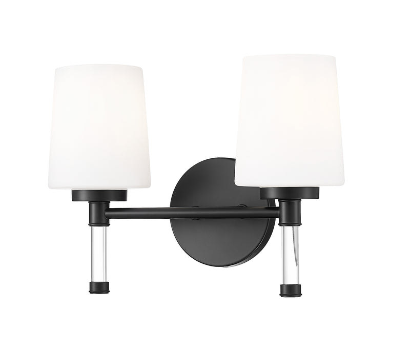 Henri 2 Light 14" Vanity in Matte Black