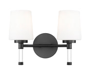 Henri 2 Light 14" Vanity in Matte Black