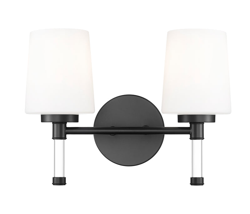 Henri 2 Light 14" Vanity in Matte Black
