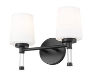 Henri 2 Light 14" Vanity in Matte Black