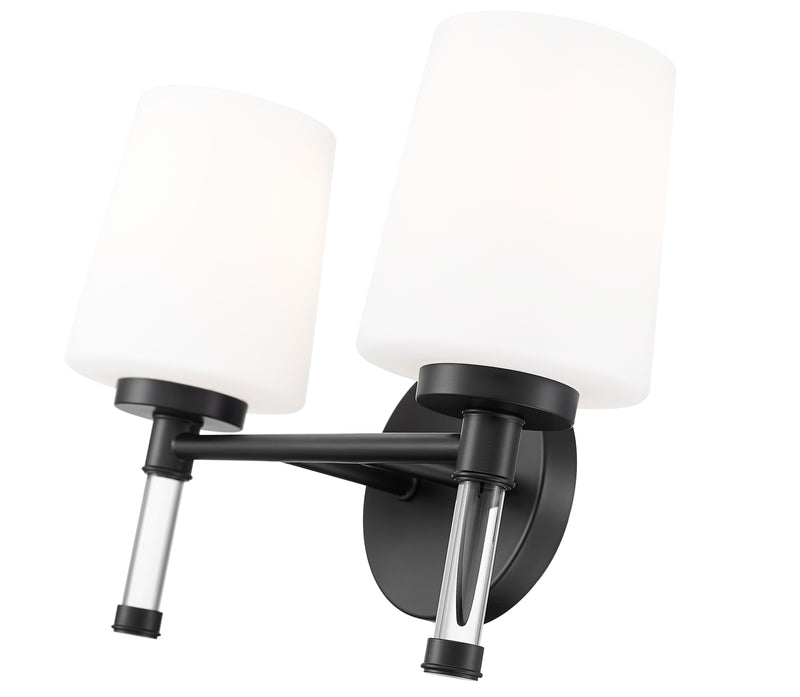 Henri 2 Light 14" Vanity in Matte Black