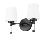 Henri 2 Light 14" Vanity in Matte Black