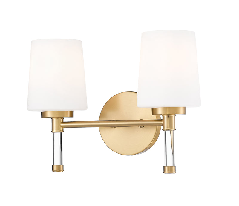 Henri 2 Light 14" Vanity in Modern Gold
