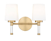 Henri 2 Light 14" Vanity in Modern Gold