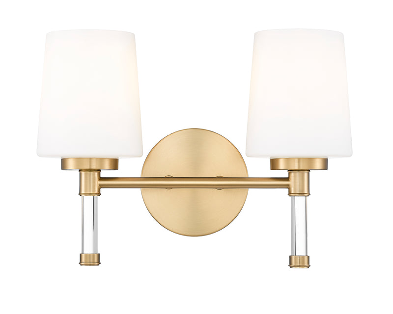 Henri 2 Light 14" Vanity in Modern Gold