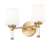 Henri 2 Light 14" Vanity in Modern Gold