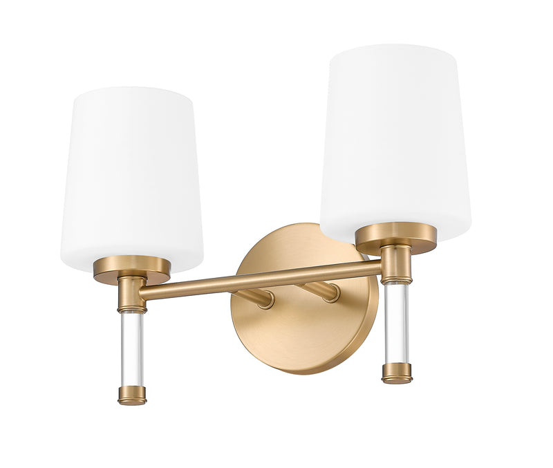 Henri 2 Light 14" Vanity in Modern Gold