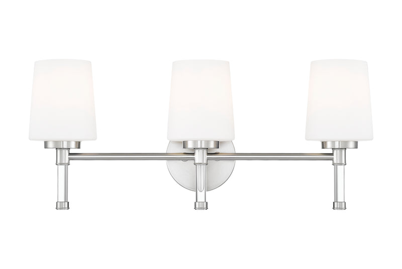 Henri 3 Light 24" Vanity in Brushed Nickel