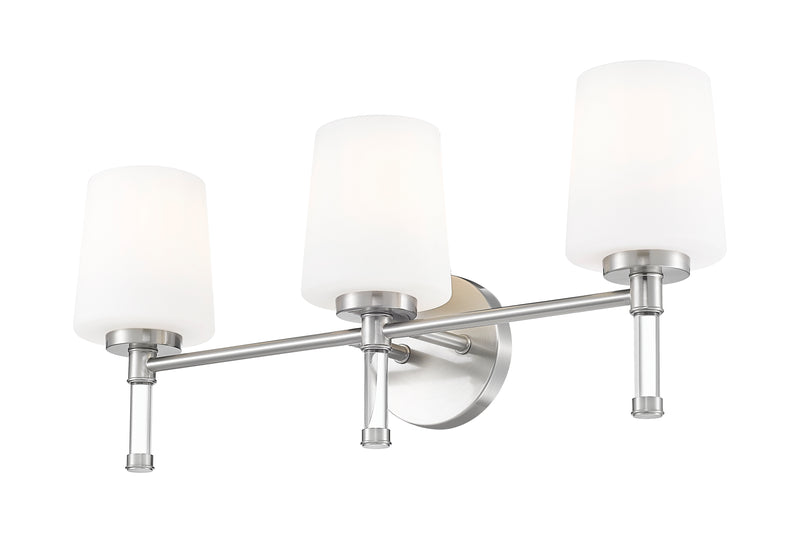 Henri 3 Light 24" Vanity in Brushed Nickel