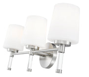 Henri 3 Light 24" Vanity in Brushed Nickel