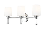 Henri 3 Light 24" Vanity in Chrome