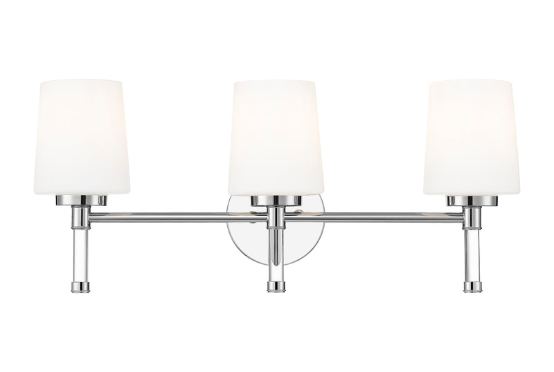 Henri 3 Light 24" Vanity in Chrome