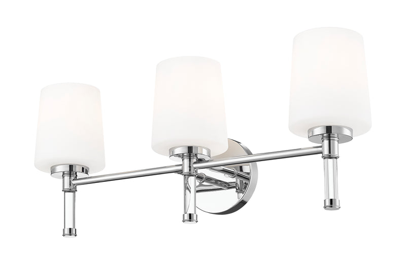 Henri 3 Light 24" Vanity in Chrome