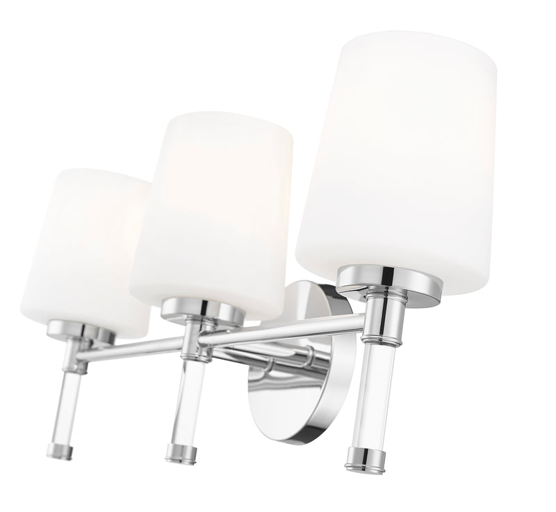 Henri 3 Light 24" Vanity in Chrome
