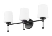 Henri 3 Light 24" Vanity in Matte Black