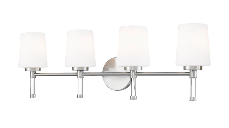 Henri 4 Light 32" Vanity in Brushed Nickel