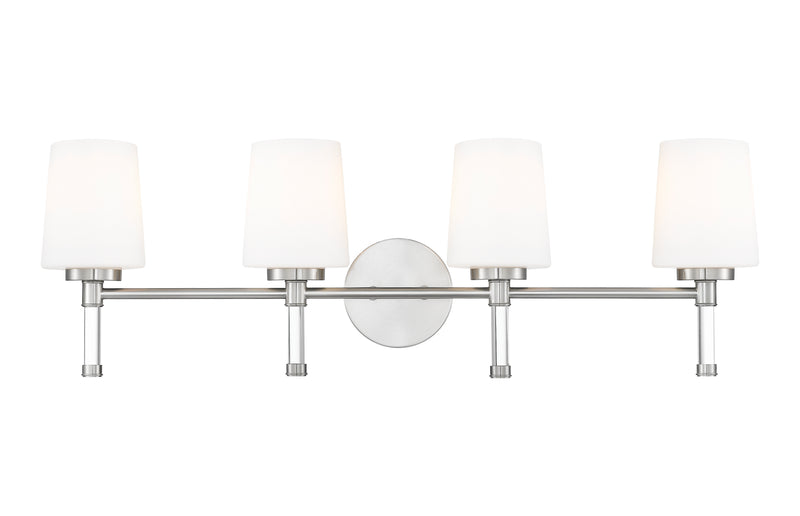 Henri 4 Light 32" Vanity in Brushed Nickel