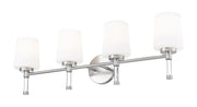 Henri 4 Light 32" Vanity in Brushed Nickel