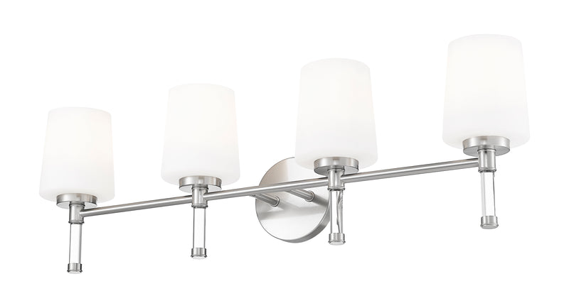 Henri 4 Light 32" Vanity in Brushed Nickel