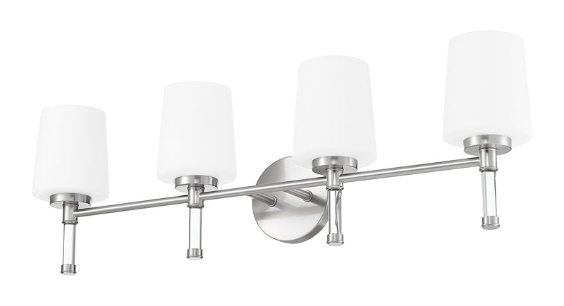 Henri 4 Light 32" Vanity in Brushed Nickel