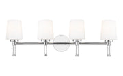 Henri 4 Light 32" Vanity in Chrome