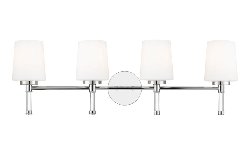 Henri 4 Light 32" Vanity in Chrome